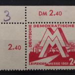 DDR, MiNr. 282, Ecke links oben, postfrisch