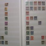 Briefmarken Ausland-Posten, Karton voller Alben