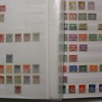 Briefmarken Ausland-Posten, Karton voller Alben