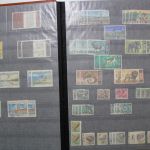 Briefmarken Ausland-Posten, Karton voller Alben