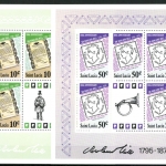 St. Lucia, MiNr. 467-470 Kleinbögen, postfrisch