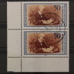 Deutschland (BRD), MiNr. 1122 Paar, Ecke links unten, gestempelt