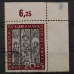 Deutschland (BRD), MiNr. 140 Ecke rechts oben, gestempelt, BPP Signatur
