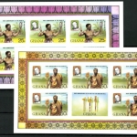 Ghana, MiNr. 817-820 B Kleinbögen, postfrisch