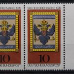 Deutschland, MiNr. 903 Paar, li. unten brauner Punkt, postfrisch