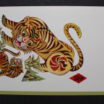 China, MiNr. 2045 A, 4er Block, Klappkarte, gestempelt