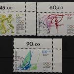 Deutschland (BRD), MiNr. 1206-1208, Ecken rechts oben, gestempelt