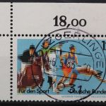 Deutschland (BRD), MiNr. 173, Ecke links oben, gestempelt
