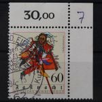 Deutschland (BRD), MiNr. 1167, Ecke rechts oben, gestempelt