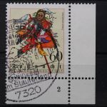 Deutschland (BRD), MiNr. 1167, Ecke rechts unten, FN 2, gestempelt