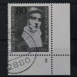 Deutschland (BRD), MiNr. 1162, Ecke rechts unten, FN 2, gestempelt