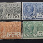 Italien, MiNr. 230-233, Falz