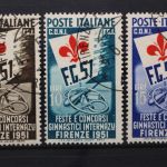 Italien, MiNr. 834-836, gestempelt