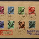 Sowj. Zone, MiNr. 166-181 ohne 179, Bezirk 27, Brief