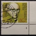 Deutschland (BRD), MiNr. 1237, Ecke rechts unten, FN 1, gestempelt