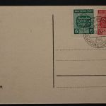 Sowjetische Zone, 124-125 Y auf AK m. Völkerschlachtdenkmal