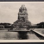 Sowjetische Zone, 124-125 Y auf AK m. Völkerschlachtdenkmal