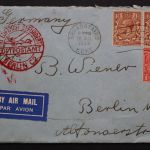 Luftpostbeleg Großbritannien nach Berlin, 1934