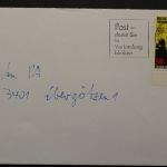 Deutschland (BRD), MiNr. 963, Ecke rechts unten, FN 2, auf Brief