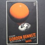 Schweiz, MiNr. 258 auf G. Bennett Ballon Karte, 1932