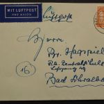 Berlin, MiNr. 50 auf Luftpostbrief