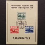 Deutsches Reich, MiNr. 686-688, Sonderblatt Dresdner Bank