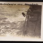 Kaiserliche Kriegsmarine, überbordwerfen einer Wasserbombe