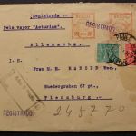 Brasilien, R-Brief 1931 mit Freistempler & Marken nach Flensburg