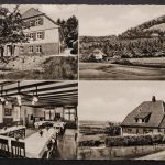 Rinteln /Weser, Bremer Schulwanderheim Außen- u. Innenansicht