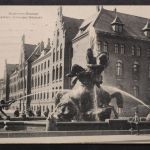 Hamburg Altona, Stuhlmann-Brunnen, Königl. Eisenbahn-Direktions-Gebäude