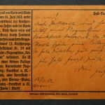 Deutsches Reich, MiNr. IV Gelber Hund Flugpost, Sonderkarte