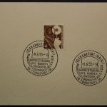 Deutschland (BRD), MiNr. 167 auf Blankokarte mit SST v. 9.6.53, gestempelt