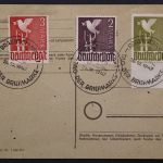 Gem. Ausgaben, MiNr. 959, 960, 961, Blankokarte, Sonderstempel