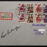 Sepp Herberger, Originalunterschrift auf Brief, 28.3.77