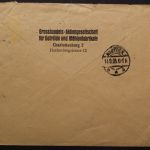 Deutsches Reich, Frankatur mit Lochung GGM, 3 Marken, 14.9.28
