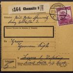 Deutsches Reich, MiNr. 583 auf Paketkarte