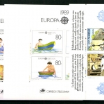 Europa Union (CEPT), Jahrgang 1989, 35 Länder, postfrisch/MNH