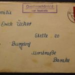 Quadenschönfeld über Neustrelitz, Landpoststempel