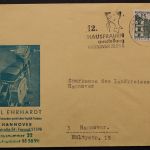 Hannover, Ehrhardt Gepäcktaschen, Werbung auf Brief