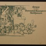 Nordhausen, Gruss aus dem Gymnasial-Gesangsverein Nordhausen