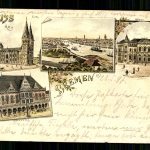 Bremen, Dom, Totalansicht, Börse, Rathaus