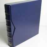 Deutsche Post, blauer Pro-Collect Ringbinder mit Kassette