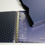 Deutsche Post, blauer Pro-Collect Ringbinder mit Kassette