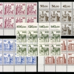 Berlin, MiNr. 532-540, 8er Blöcke, Randstücke, postfrisch