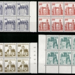 Berlin, MiNr. 532-540, 8er Blöcke, Randstücke, postfrisch