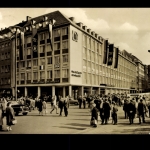 Leipzig, neuerbautes Messehaus am Markt