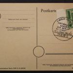 Berlin, MiNr. 72-73 auf zwei Blankokarten, FDC