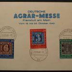 Deutschland (BRD), MiNr. 113-115, Sonderkarte, gestempelt