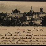 Lausanne, La Cathedrale et le Chateau