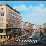 Pforzheim, Leopoldplatz, Goldener Adler, westliche Karl-Friedrich-Str.